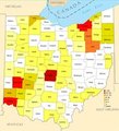 County List Map by OhioFurs