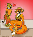 Leopard in Love! by Micke