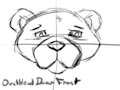 Oval Head Bear Front