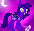 Luna as a bat unicorn