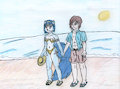 At the beach - Request by Derkman