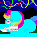 G3 Rainbow Dash and the Aurora (Request)