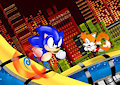 Sonic and Tails 26th anniversary by ClassicSatAmSonic