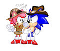 Sonic and Amy Team Up