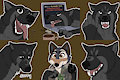 WolfJ Sticker Set #24