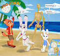 Zootopian beach party!