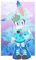 Ice Bunny Adoptable .:Sold:. by TenshiGarden