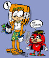 Knux finds the queen