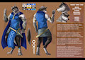 Enigma's Reference Sheet (Commission) by Fenrirwolfen