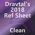 Dravtal the Yveltal 2018 Reference Sheet (Clean) by Dragon122
