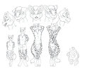 Snow Leopard Ref Sheet Inks