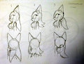 Ember the Fennec alternate hairstyles