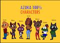 Azuka 100% character list