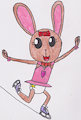 Amy the Ice Skater Bunny