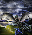 Storm Dragon PWYW Commission by Missaria