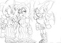 Sonic and Cream play Dress up Rouge and Vanilla come home