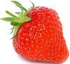 Strawberry 3D text animtion gif format