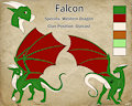 Falcon updated feral ref sheet sfw.