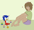 Baby Sonic and Lilly - Chilling