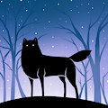 Black wolf avatar