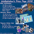 Price Page of 2018