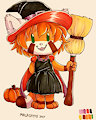 Teeny Witch Panda by Malachyte