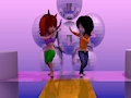 Karin & Eilley Dancing! [Mixamo Animation] by Rokku1994