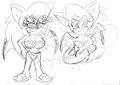 Sapphire/Sonic Beach Adventures Sketch