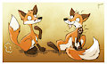 Stinky foxes by Junisek