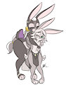Lavy & Thorn: Rabbit's Curse (art by themadcatter) by NeoShard