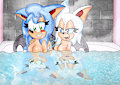 Sapphire and Rouge: in Two Sisters in a Bath Tub