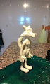 Fox clay sculpture (2)