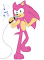 Pink Sonic by Faennec