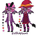EvilBabyGoat Character sheet by Freakmachinejj