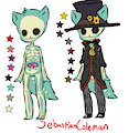 SebastianColeman Character sheet by Freakmachinejj