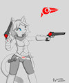 Snowfire the Arcane Gunner at your Services by Snowfirechakat