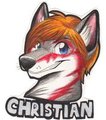 Traditional Christian Wolf Badge