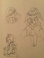 Violet doodles by Mythrica
