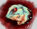 Lizard Stare- Patreon Reward by LuluAmore