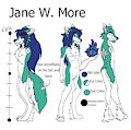 This is my Fursona Jane More by JaneWolfMore