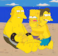 Bart Simpson: Beach'ed