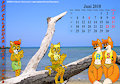 Fox Calendar 2018 - June