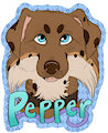 Pepper Badge by PaperWings