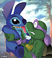 Donatello meets Stitch