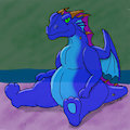 Pool toy dragon