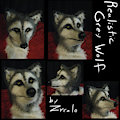 Realistic husky/wolf head recolour FOR SALE