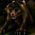 $10 speedpaint avatar commission - Zombie dog