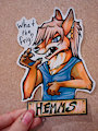 Hemms as marik - conbadge from AZFC