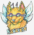 Karabean -conbadge