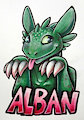 Badge type 1 for Alban